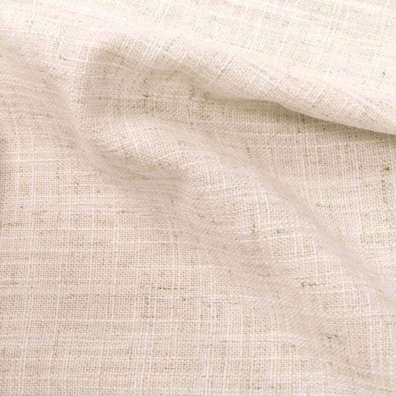 Skyline Furniture King Tufted Upholstered Wingback Bed Talc Linen
