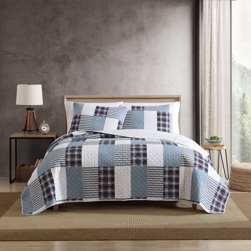 Camano Island Quilt And Sham Set Plum - Eddie Bauer®