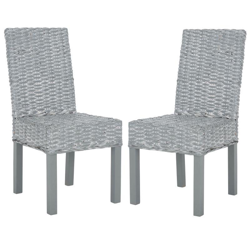 Highland Dunes Willow 18.5'' H Upholstered Parsons Chair (Set of 2)