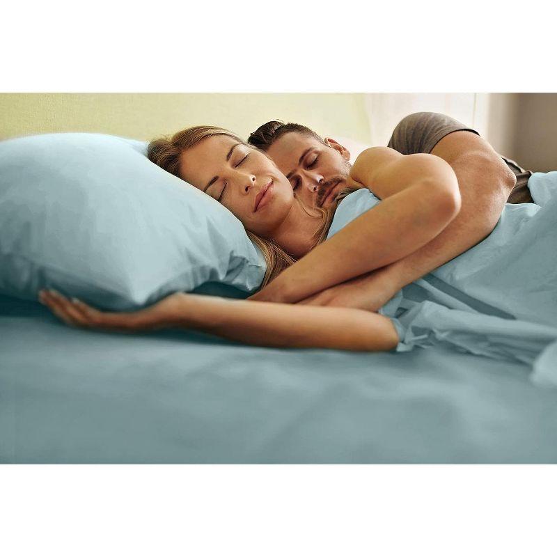 CGK Linens Single 100% Cotton Flat Sheet/ Top Sheet 400 Thread Count