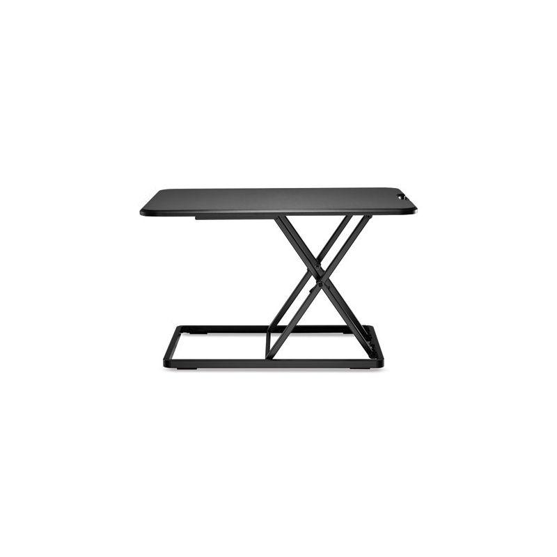 Black Adjustable Steel Standing Desk Converter