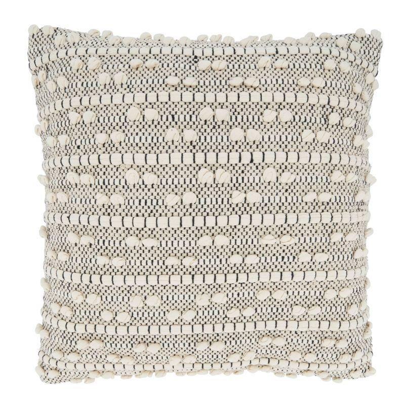 Saro Kema Square Cotton Pillow Cover | Wayfair