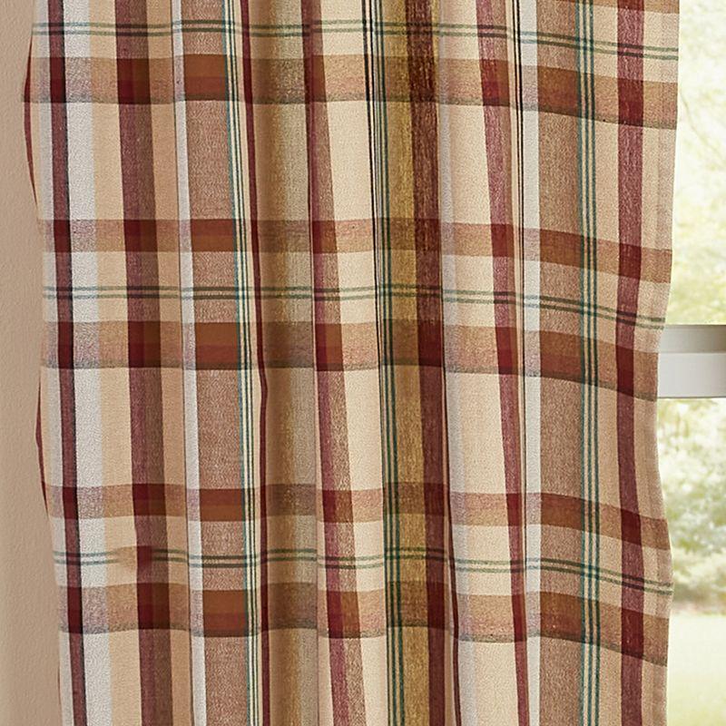 Park Designs Gamekeeper Plaid Panel Pair 72" x 63"