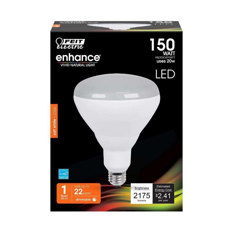 Feit Electric BR40 E26 (Medium) LED Bulb Soft White 150 Watt Equivalence 1 pk