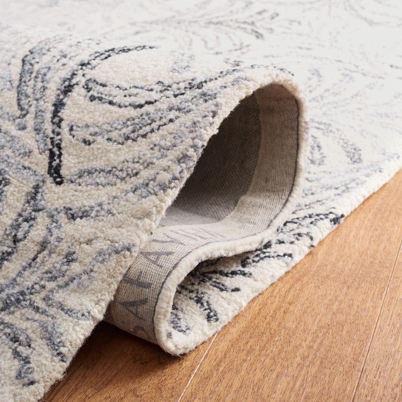 Jardin JAR728 Hand Tufted Accent Rug - Ivory/Grey - 3'x5' - Safavieh
