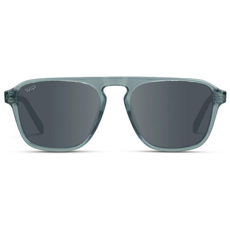 WMP Eyewear Aviator Single Bridge Square Polarized Sunglasses