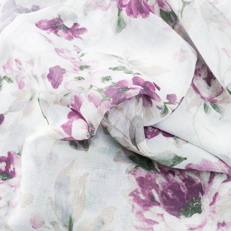Ricardo Whimsical Sheer Rod Pocket Panel 54x84 Berry