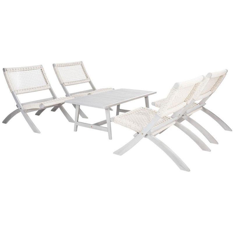 Blaze Living Set - Indoor/Outdoor - PAT7080 - Grey/Grey - Safavieh