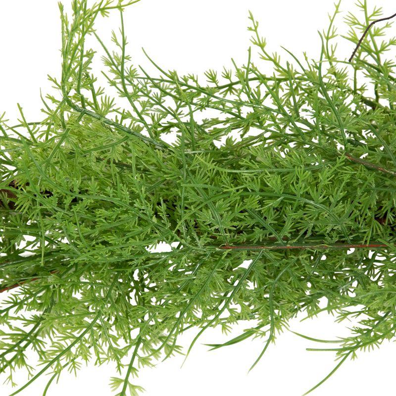 Northlight Seasonal 5' x 8" Green and Brown Cedar Artificial Christmas Garland - Unlit