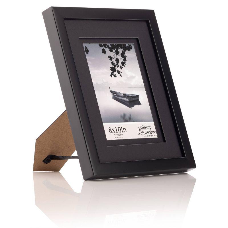 Gallery Solutions Wood Wall Frame with Double Mat Image