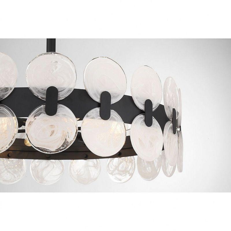 Boca 10-Light Chandelier in Matte Black