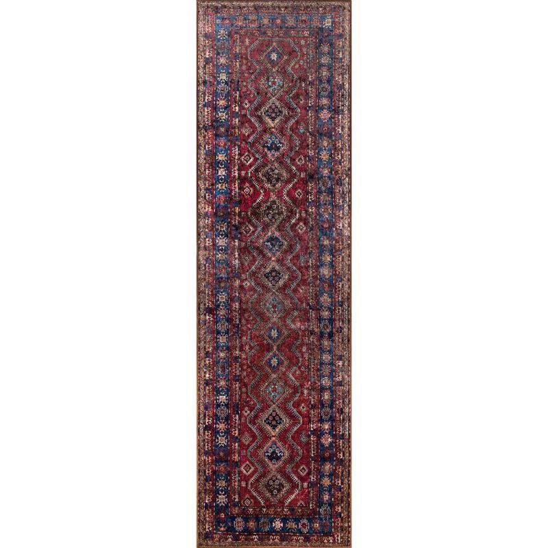 Karachi Rezi Rug Burgundy - Momeni