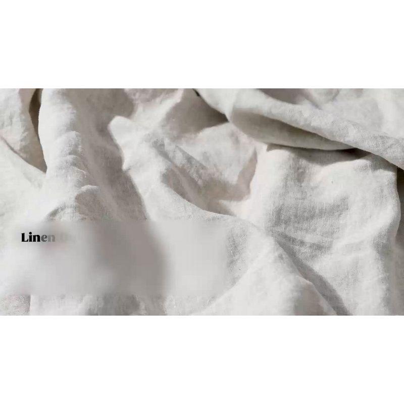 Peace Nest Luxurious Premium Flax Linen Duvet Cover and Pillow Sham Set Moisture-Wicking and Breathable, Umber, Twin, 68"x90"