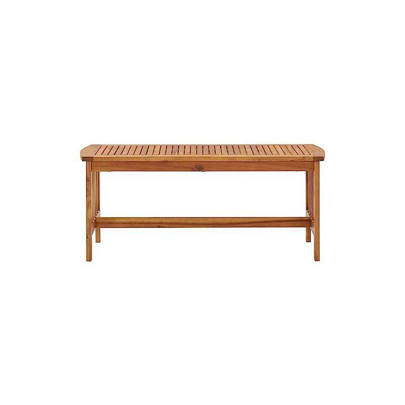 vidaXL Coffee Table Natural Acacia Wood Solid Acacia Wood Medium Durable