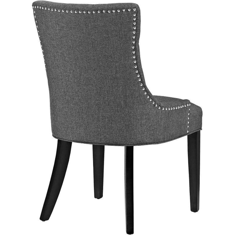 Modway Regent Dining Side Chair Fabric Set of 2 - Gray