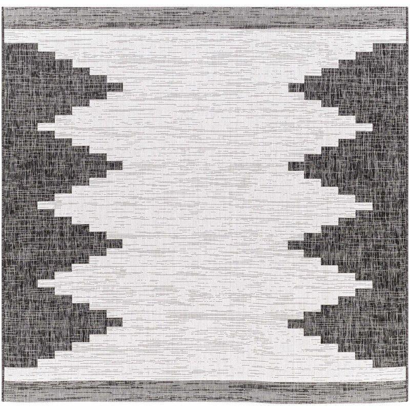 Hauteloom Square Area Rug   Black
