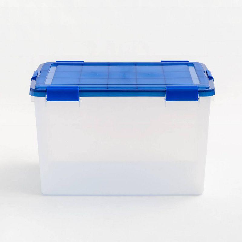 IRIS WeatherPro Plastic Storage Bin with Lid