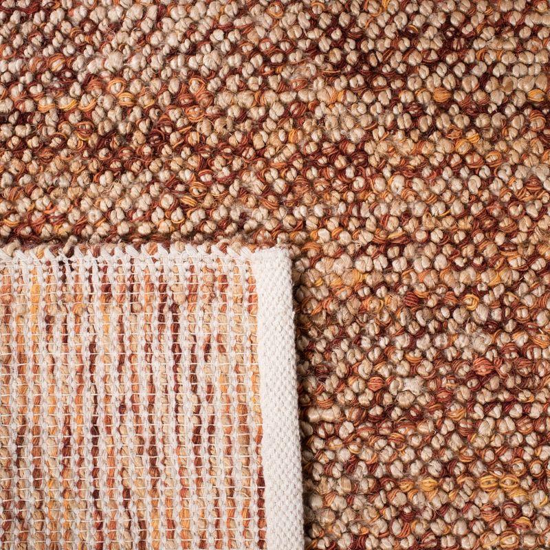 Bohemian BOH901 Hand Woven Indoor Area Rug - Natural/Rust - 5'x8' - Safavieh