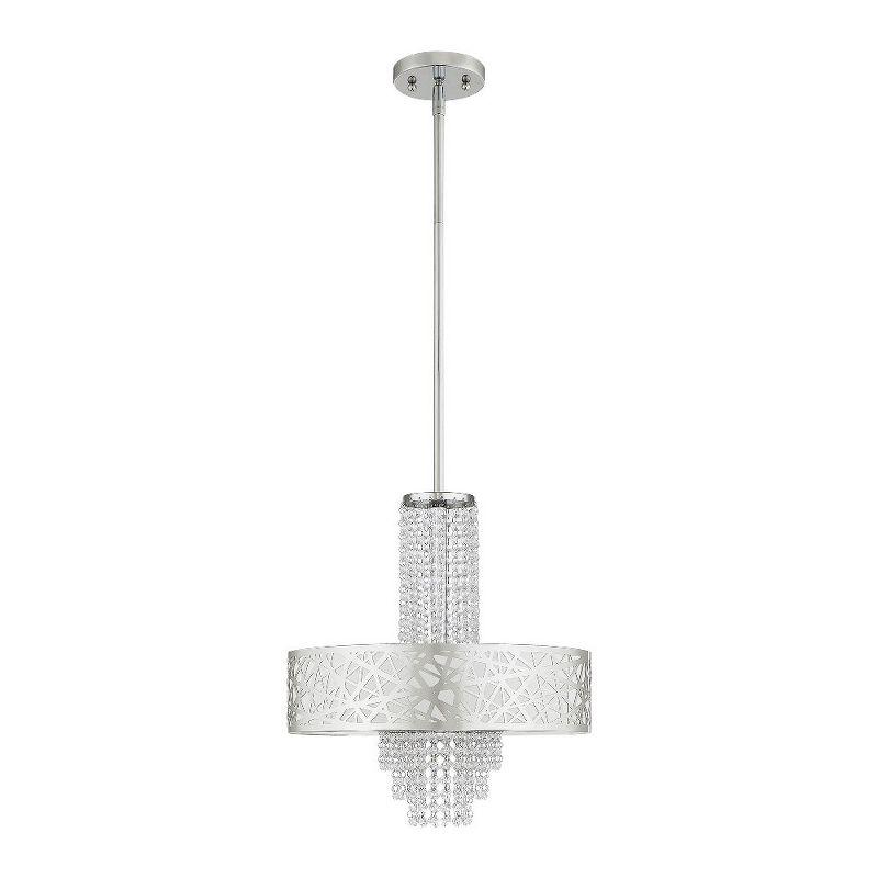 Livex Lighting Allendale 4 - Light Chandelier in  Polished Chrome