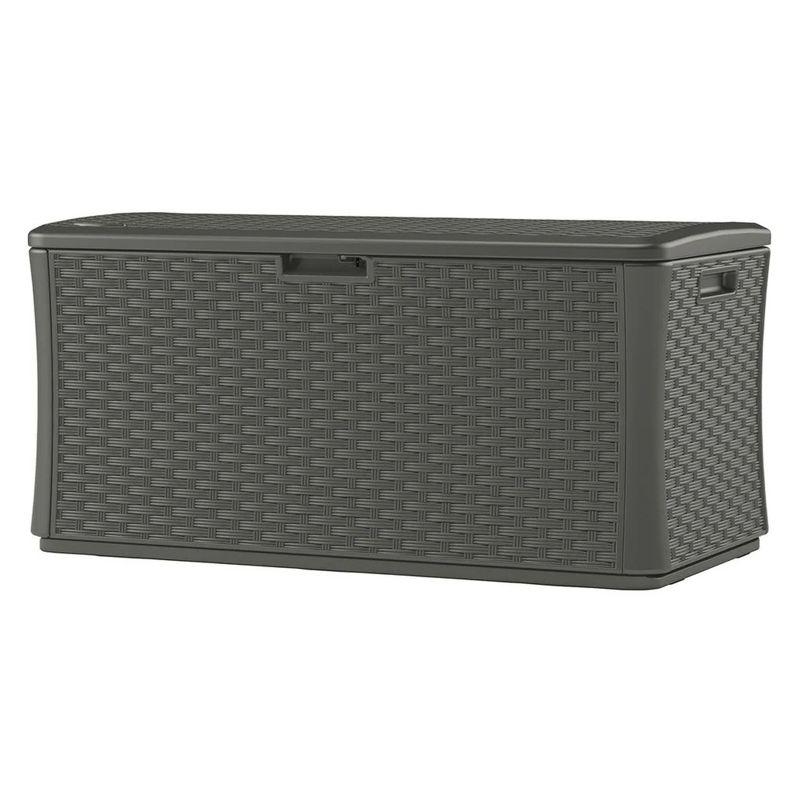 Suncast 134 Gallon Water Resistant Lockable Deck Box