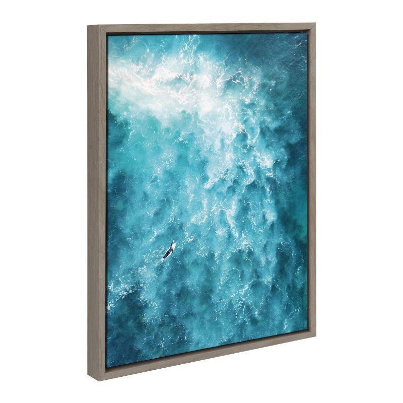 Sylvie La Jolla Framed Canvas by Rachel Dowd Gray - Kate & Laurel All Things Decor