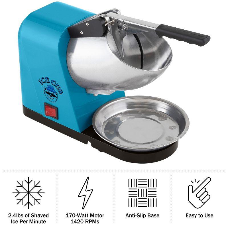 Great Northern Popcorn 170W Snow cone Machine, Blue