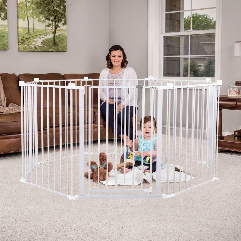 Regalo 2 in 1 Super Wide™ Safety Gate & Play Yard