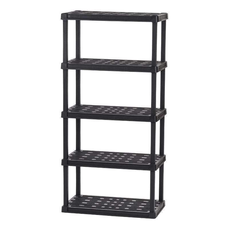 IRIS USA Plastic Garage Shelving Unit Storage Outdoor Indoor