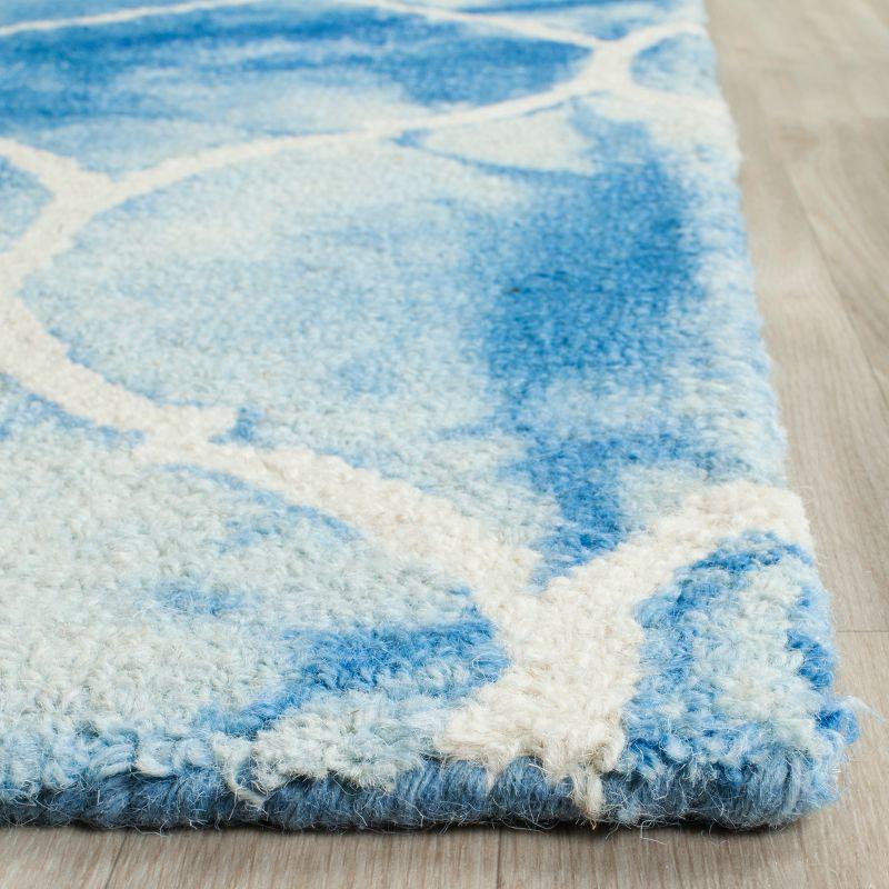 Dip Dye DDY685 Hand Tufted Indoor Area Rug - Blue/Ivory - 8'x10' - Safavieh