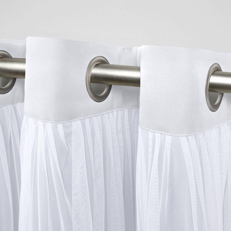 Amalgamated Textiles Cresendo Polyester Room Darkening Curtain Pair (Set of 2)