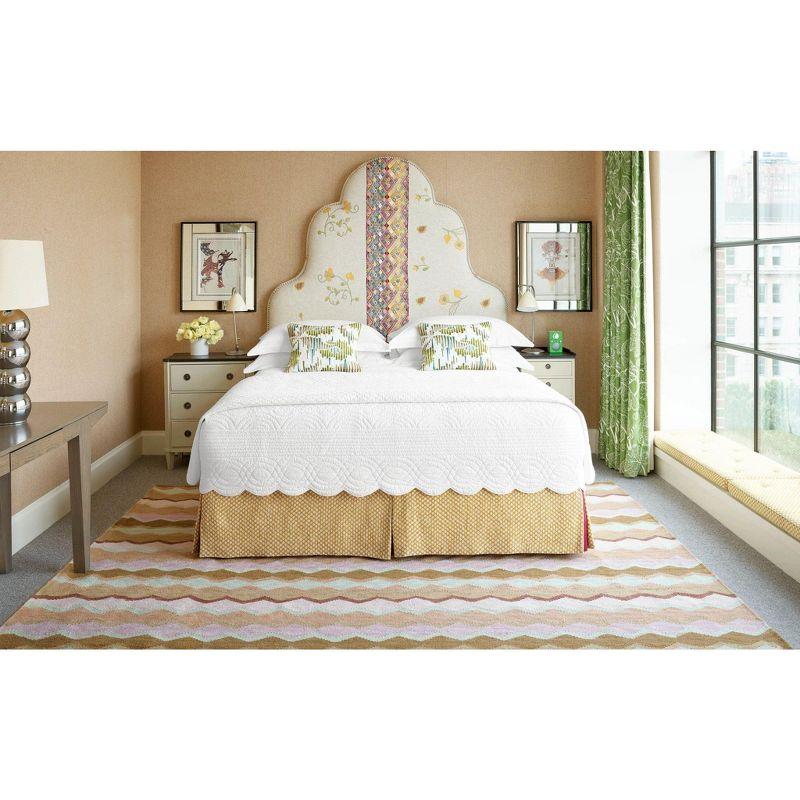 Dash and Albert Rugs Kit Kemp x Annie Selke Safety Net Earth Handwoven Wool Rug