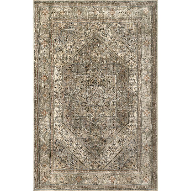 Nuloom Traditional Carol Medallion Area Rug