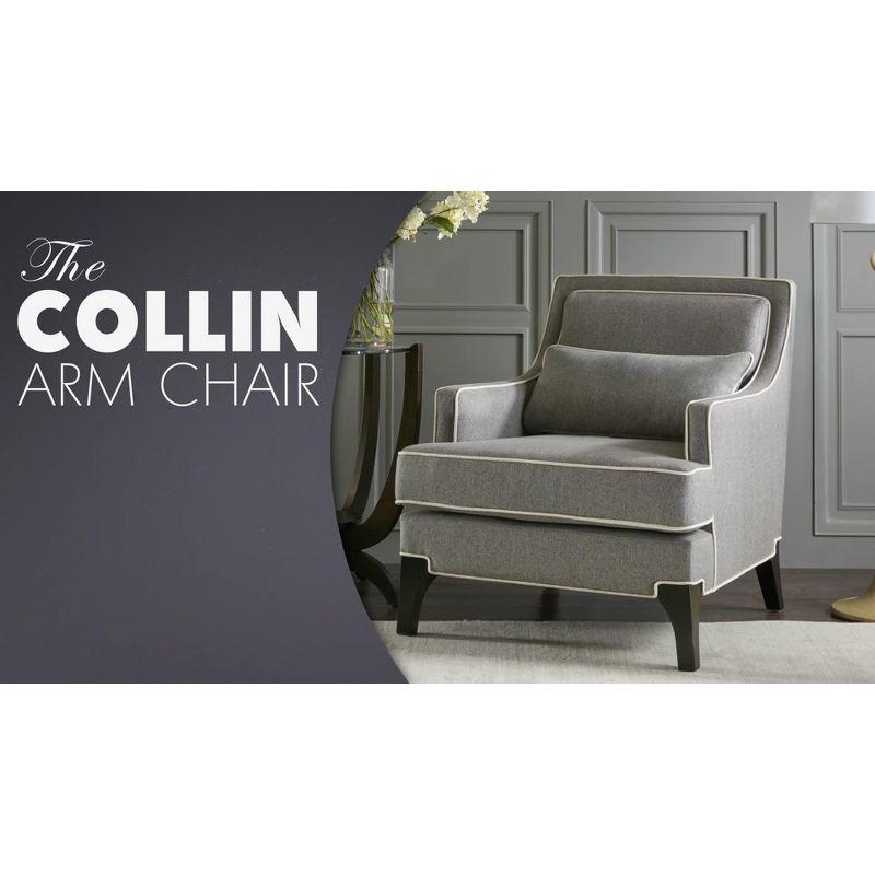 Collin Wide Armchair with Toss Pillow