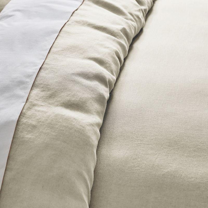 Washed Linen King Duvet Cover - Natural - Levtex Home
