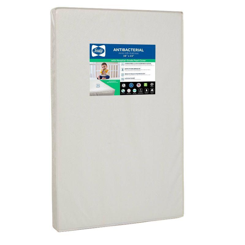 Sealy Mini Antibacterial Crib Mattress - 38"x24"