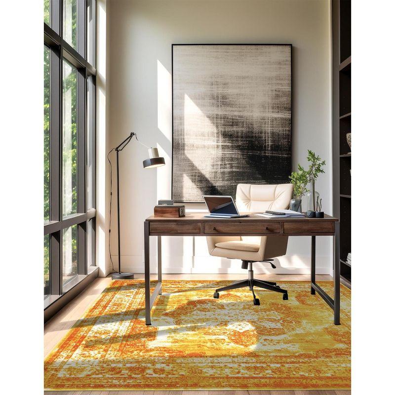 Unique Loom 8' 0 x 8' 0 Square Sofia Orange Area Rug