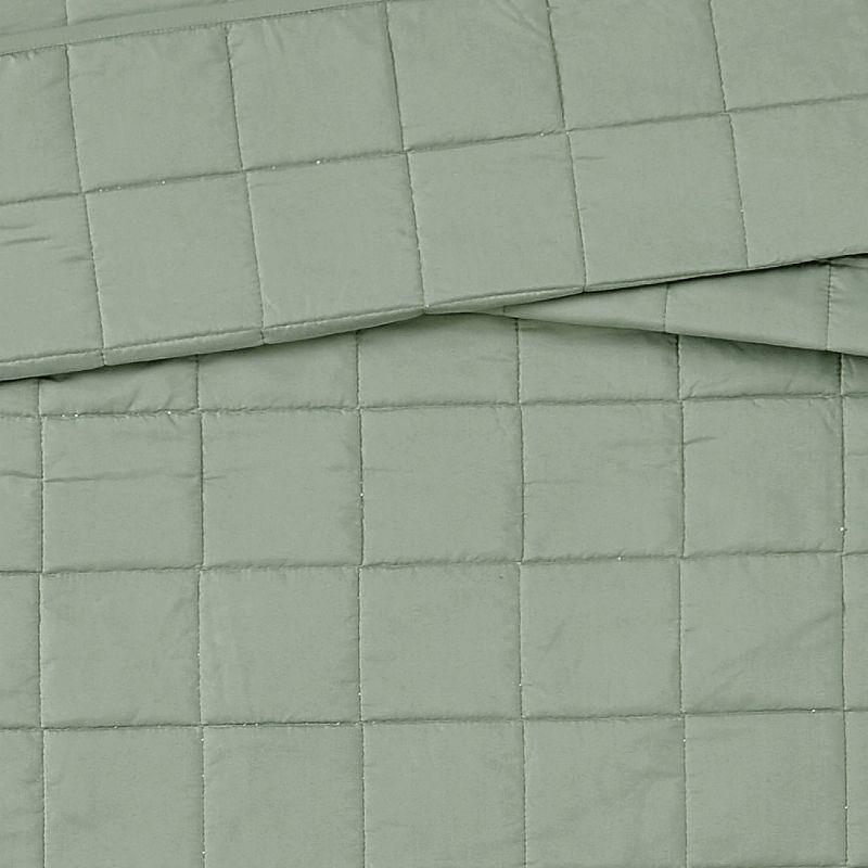 London Fog London Fog Garment Wash Solid Quilt Set