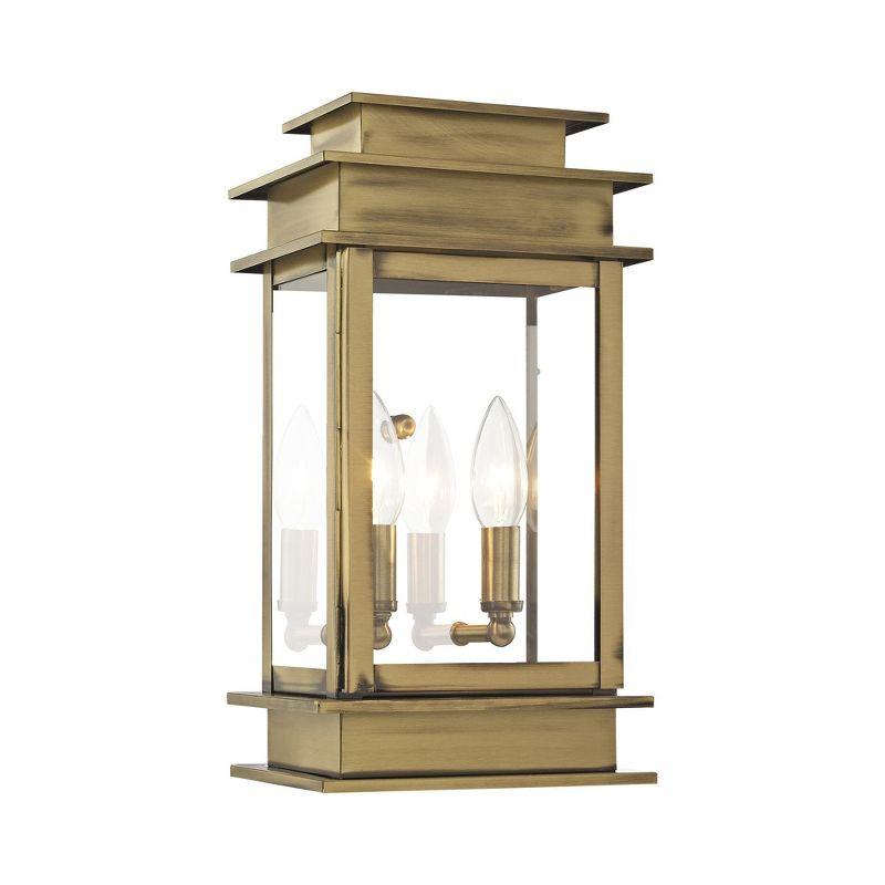 Livex Lighting Princeton 2 - Light Wall Light in  Antique Brass