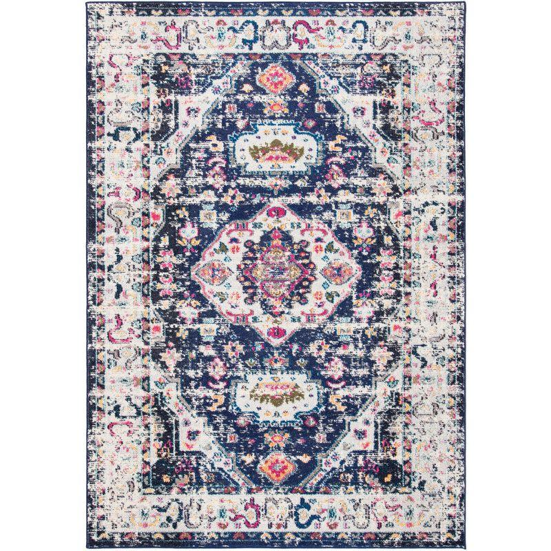 Ivory Elegance 8' x 10' Flat Woven Synthetic Area Rug