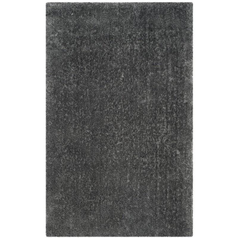 Luxe Shag SGX160 Hand Tufted Indoor Area Rug - Grey - 4'x6' - Safavieh