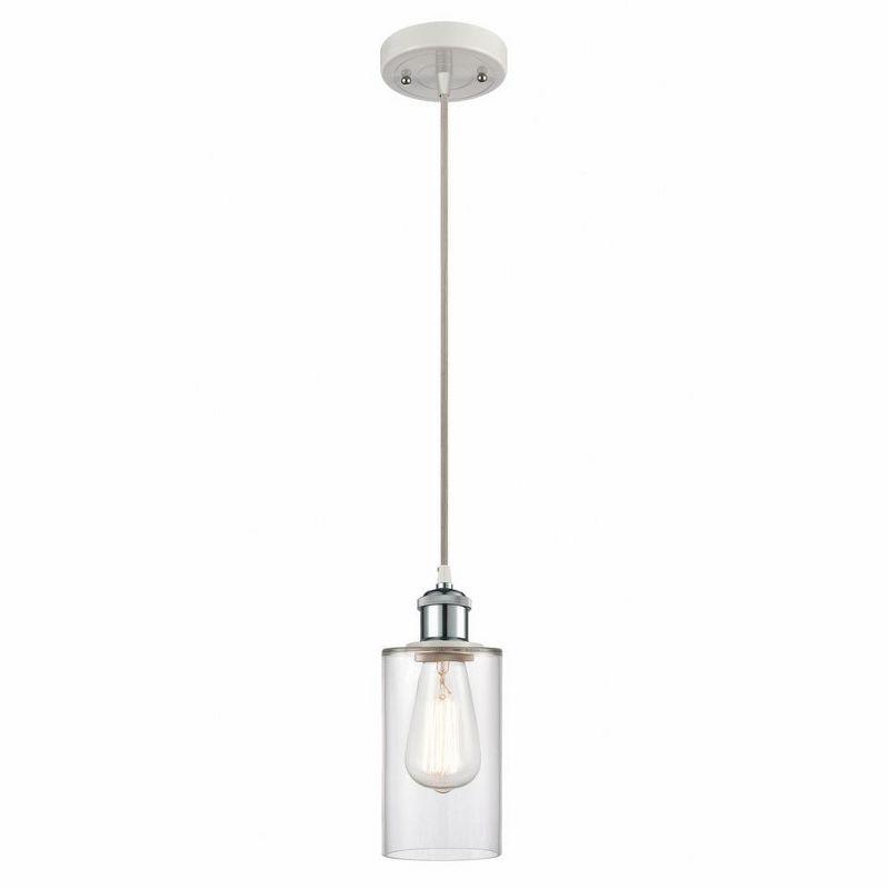 Innovations Lighting Clymer 1 - Light Pendant in  white/polished chrome