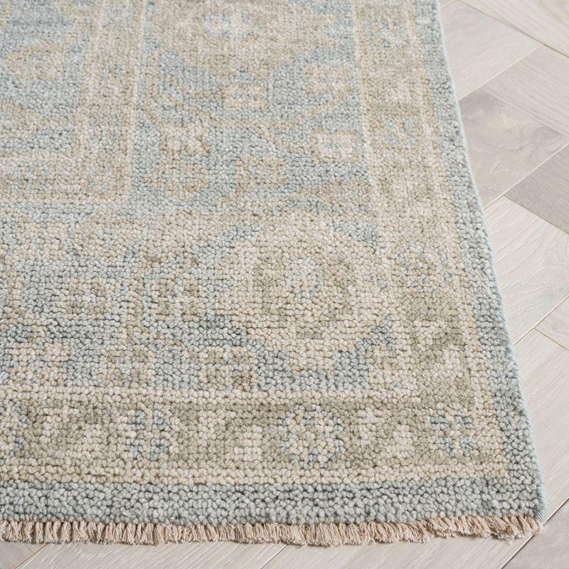 Izmir IZM134 Hand Knotted Area Rug - Light Blue/Ivory - 8'x10' - Safavieh