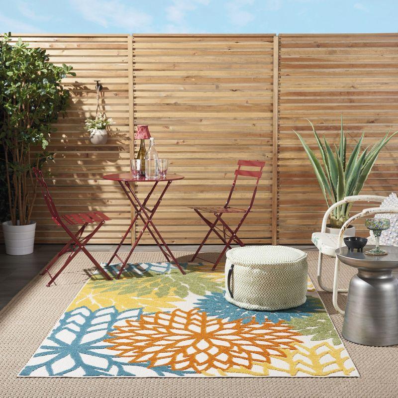 Nourison Aloha Floral Bloom Indoor Outdoor Rug