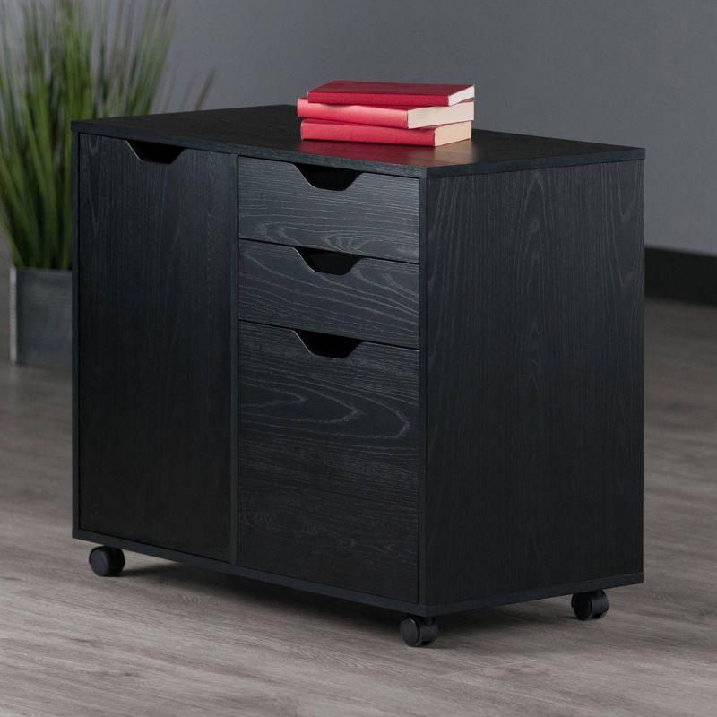 Halifax 2 Sections Mobile Filing Cabinet - Winsome