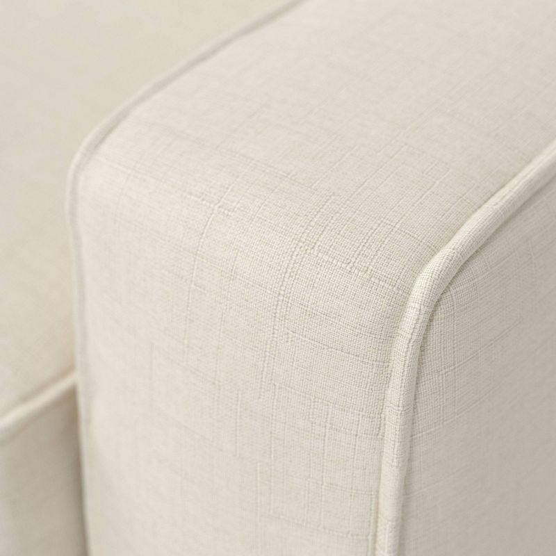 Serta Palisades 73" Track Arm Sofa, Easy Care Fabric, Soft Pillow Back, Pocket Coil Seat Cushions