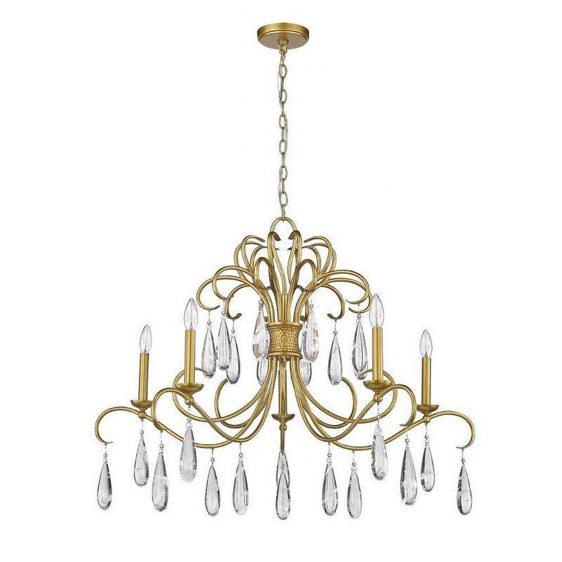 Z-Lite Amara 5 - Light Chandelier in  Gilded Gold