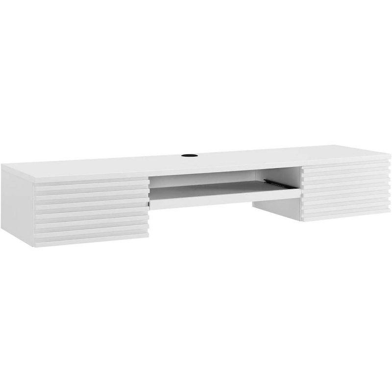Modway Modway Render Wall Mount Wood Office Desk