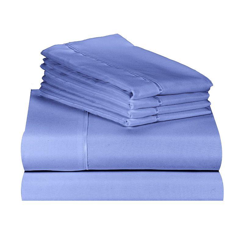 Violet Blue Twin Rayon Bamboo Microfiber Sheet Set