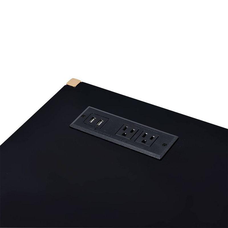 Metal Base Writing Desk