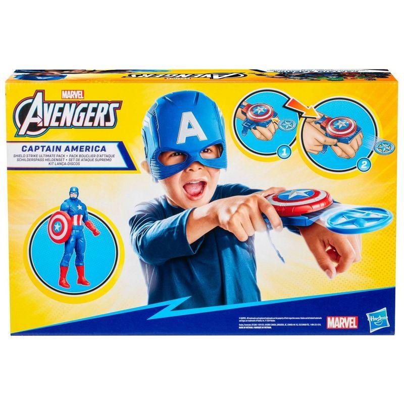 Avengers Captain America Shield Strike Role-Play Accessory Set - 3pk